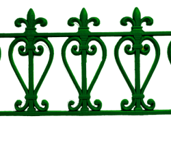 Забор декоративный Классический зеленый