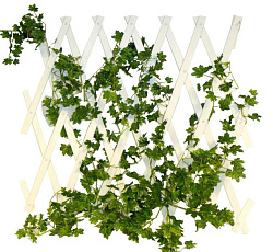 Решетка раздвижная для растений 50х200 см (белая)